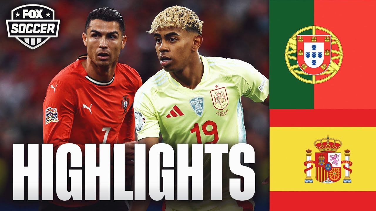 Portugal vs. Spain UEFA Nations League Finals Highlights | FOX Soccer
