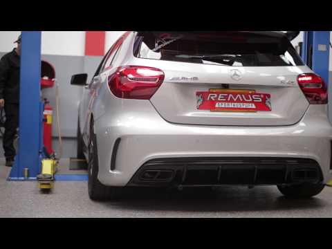Mercedez Benz A45 AMG with REMUS SportExhaust catback system @SANOIMPORT