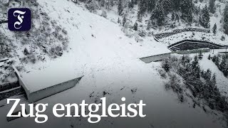 Verletzte nach Zug-Entgleisung in der Schweiz
