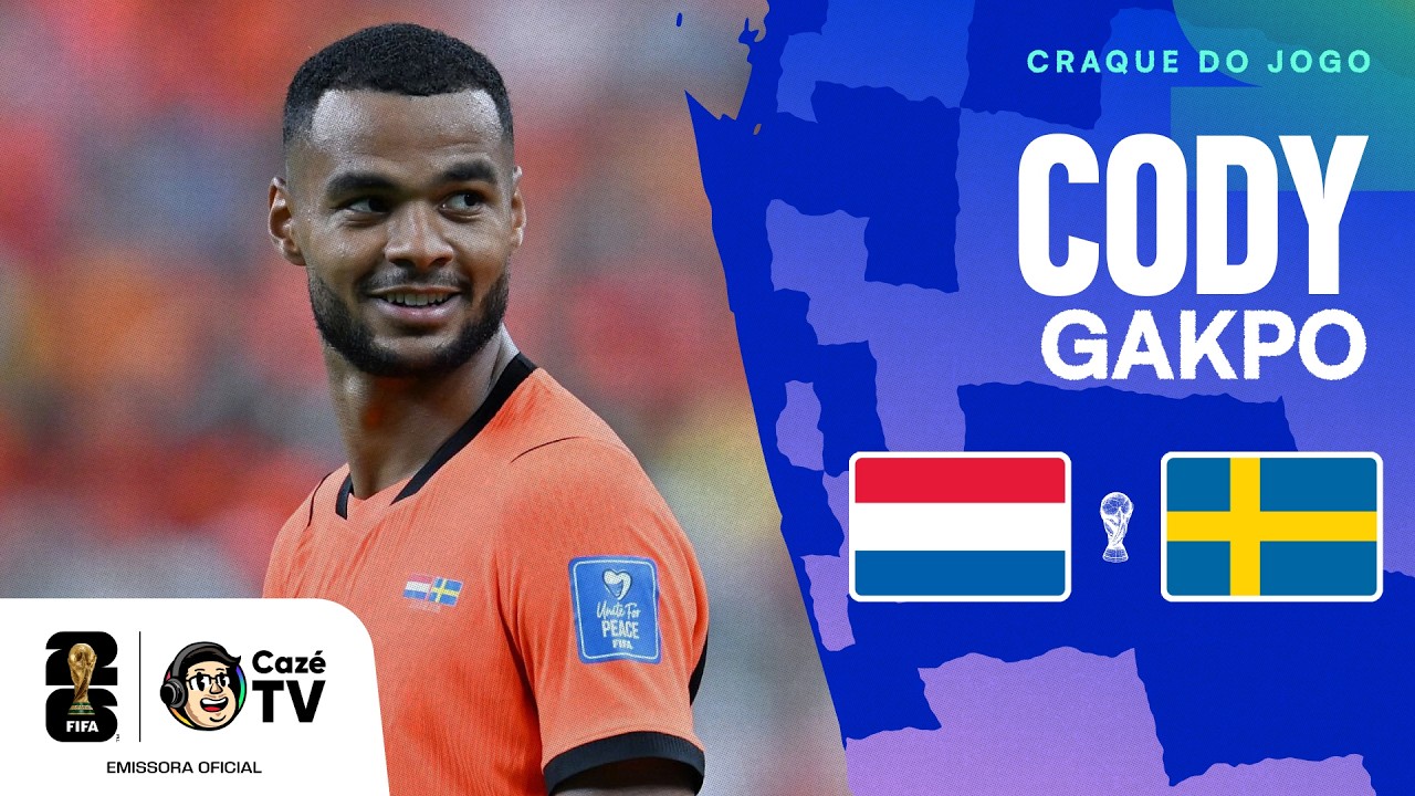 ACABOU COM O JOGO! TODOS OS LANCES DE CODY GAKPO EM HOLANDA X SUÉCIA | COPA DO MUNDO | 2ª RODADA