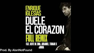 Enrique Iglesias - DUELE EL CORAZON (Full Remix) (feat. Wisin, Gente de Zona, Arcangel, Tinashe &amp;...