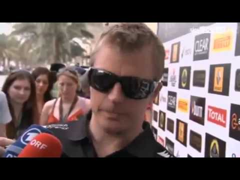 F1 Bahrain GP 2013 - Kimi Raikkonen Interview