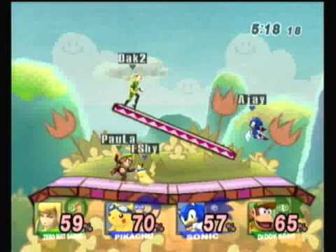 LSC Championship Espy (Sonic) + KPrime (Pikachu) vs Dakpo (ZSS) + ALSM (Diddy) 1