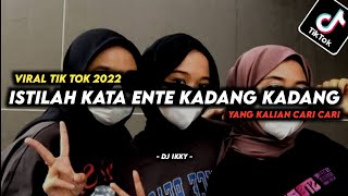 Download lagu DJ ISTILAH KATA ENTE KADANG KADANG VIRAL TIK TOK TERBARU 2022 FYP TIK TOK mp3 Download lagu DJ ISTILAH KATA ENTE KADANG KADANG VIRAL TIK TOK TERBARU 2022 FYP TIK TOK mp3