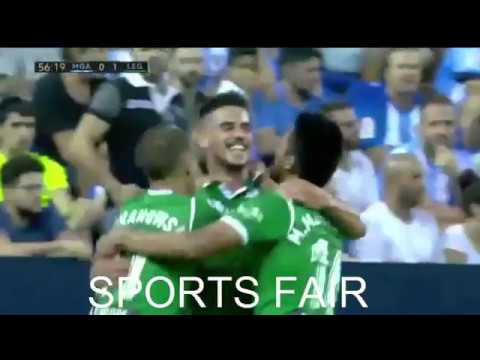 malaga vs leganés (0-2) spanish La liga] all goals, exdendent highlights 15 october 2017 SPORTS FAIR