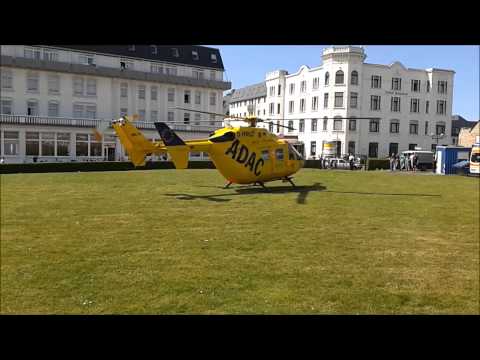 Christoph 26 BK 117 (D-HMUZ) ADAC Luftrettung Borkum 17.07.2013 15:47