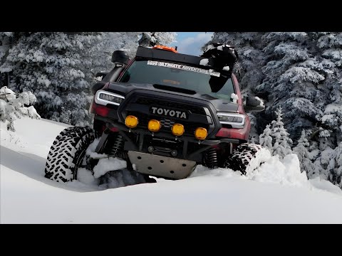 Snow wheeling on HIGH ELEVATION trails right before they close. This was wild...