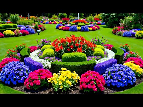 Peaceful Garden Walk 🌿 | A Relaxing Tour Through Flowers & Nature