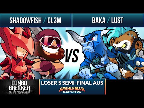 Shadowfish & Cl3m vs Baka & Lust - Loser's Semi-Final - Combo Breaker 2020 - 2v2 AUS