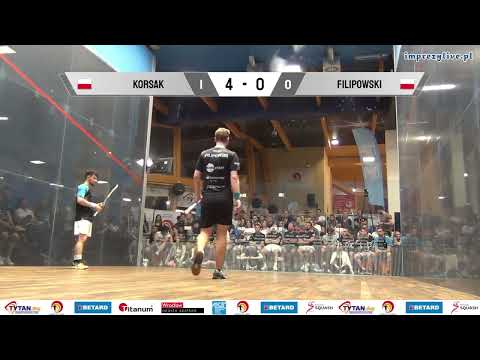 Mikołaj Korsak - Dariusz Filipowski - Betard Drużynowe Mistrzostwa Polski 2023 - finał (squash)