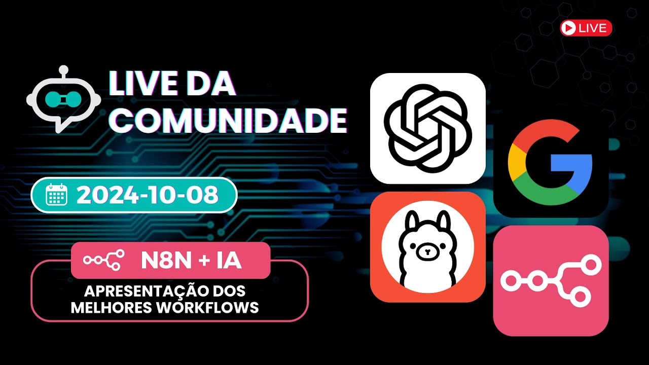 Live da Comunidade #003 - Os Melhores Workflows N8N com IA