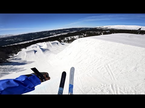 One run in Bräcke (Åre SkiStar Snowpark)