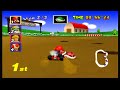 N64 Mario Kart 64 Gameplay Mushroom Cup Map 100cc Part 2