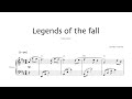 Legends of the fall - The ludlows - Solo piano sheet music