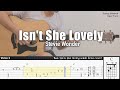 Isn't She Lovely - Stevie Wonder | Fingerstyle Guitar | TAB + Chords + Lyrics