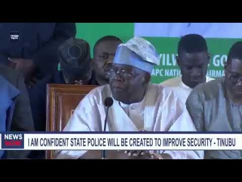 Tinubu expresses confidence in state police reform during international discussions 