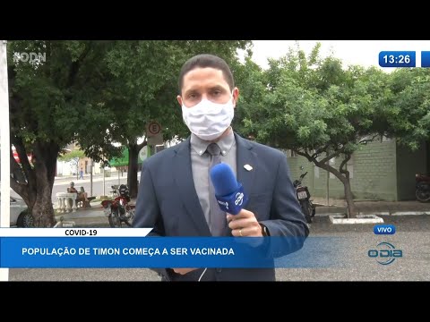 População de Timon começa ser vacinada 19 01 2021