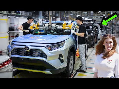 , title : 'Toyota RAV4 Production Plant🚘{Canada} 2023: Robots and Workers in CAR FACTORY🤖(Assembly line)'