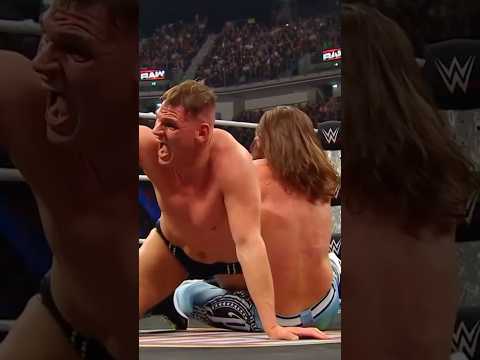 Gunther's getting a taste of his own medicine 🙂 #WWERaw