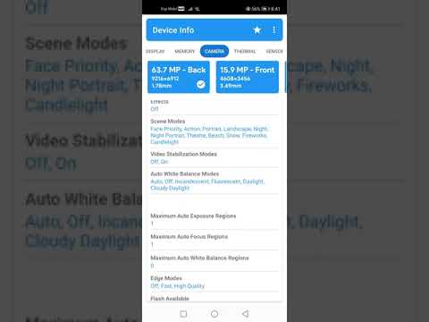 Huawei P40 lite 5G Smartphone Device Info