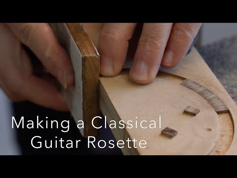 Kris Barnett Guitars - Making a Classical Guitar Rosette