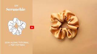 DIY Satin Scrunchie - tintofmintPATTERNS