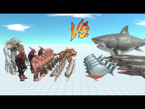 INFERNALS VS AQUATICS Animal Revolt Battle Simulator