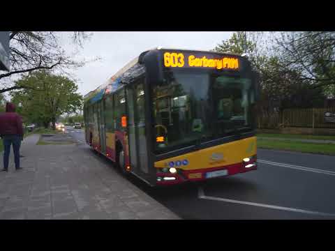 Poland, Poznań, bus 603 ride from Os. Dębina to Piastowska