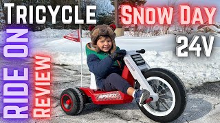 MOSTA Ride On Tricycle 24V - Review with Anthony 3yrs Old.