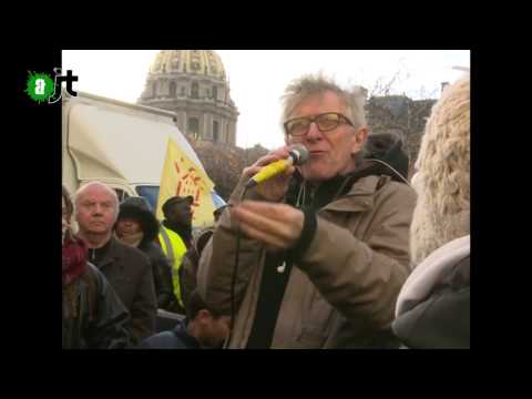 Le DAL organise le Noël des sans-logis : Reporage de l'aJT 22/01/15 - 9