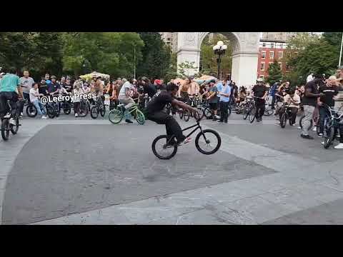 NYC : BMX bike contest 2022 called "Don on the streets"
