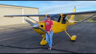 Flying my NEW GLASTAR home from Colorado!