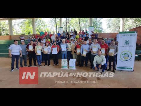 ENTREGARON SEMILLAN INSUMOS A PRODUCTORES DE TRINIDAD