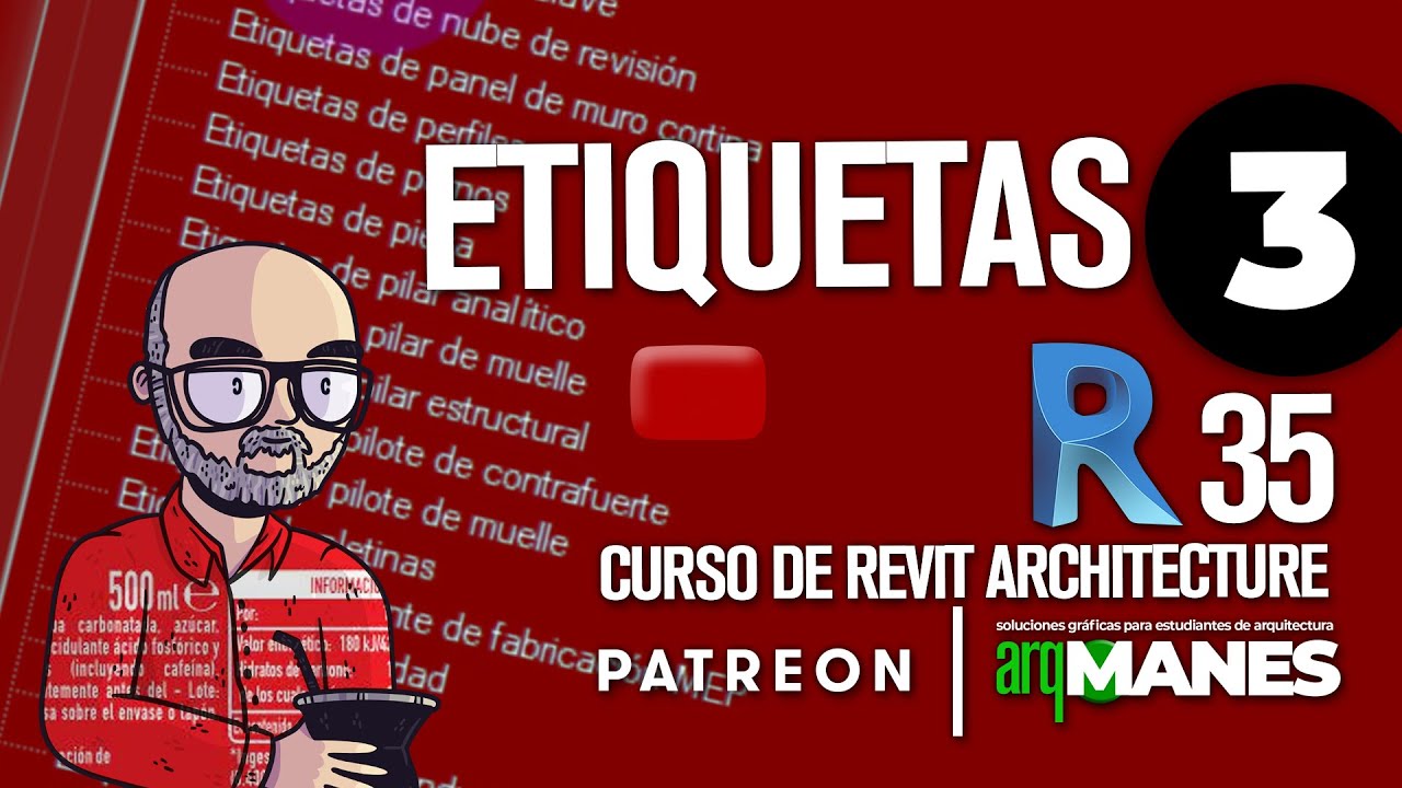 ETIQUETAS #3 | REVIT desde cero | tutorial curso arquitectura nivel bAsico #35
