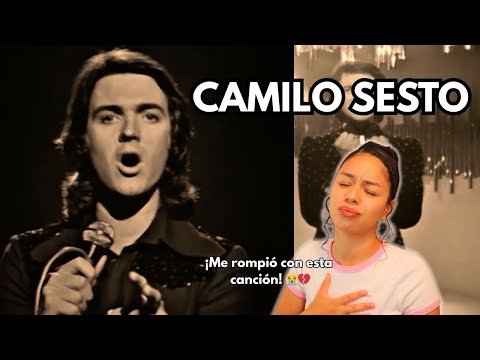 FIRST TIME LISTENING TO "Amor Amar" by CAMILO SESTO 😱 | What a voice!