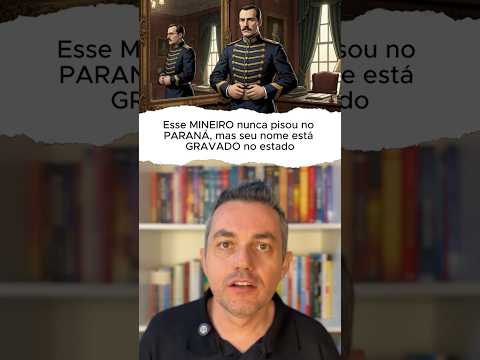 Esse MINEIRO nunca pisou no PARANÁ, mas seu nome está GRAVADO no estado