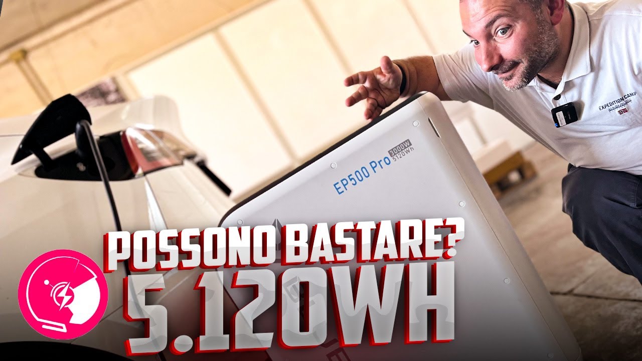 Bluetti EP500 Pro, accumulo mobile da 5.120 Wh alla prova con una Tesla