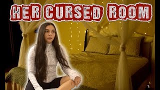 We Investigate Her Supposedly Cursed/ Haunted Room!!! (scary)