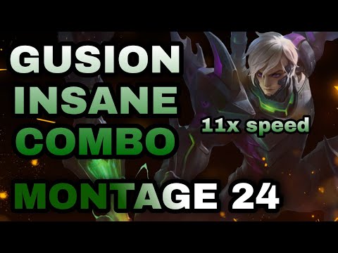 BREAKING THE SPEED LIMIT ⚡ GUSION MONTAGE 24 | BEST GUSION MONTAGE IN 2022 - MLBB