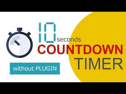 Countdown Timer Using Html Css And Javascript Without Plugin