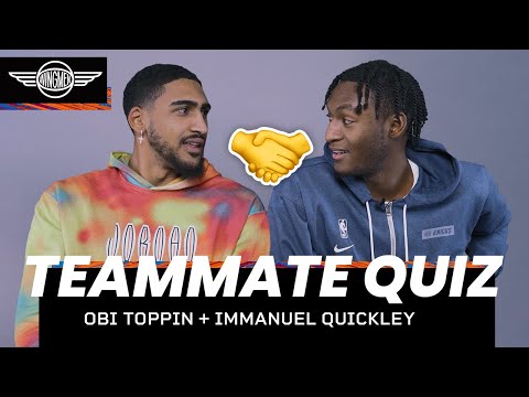 Obi Toppin And Immanuel Quickley Take The BFF Test | Wingmen Episode 2