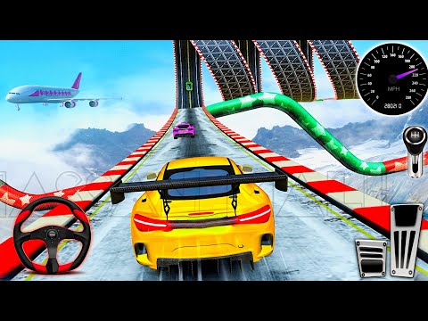 Crazy GT Ramp Car Stunts Racing - GT Impossible Master Mega Ramp Car Simulator : Android Gameplay
