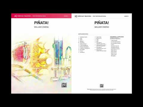 Piñata, by William Owens – Score & Sound