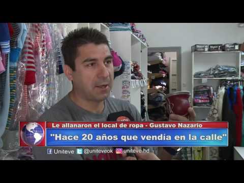 Allanamiento en local de ropa