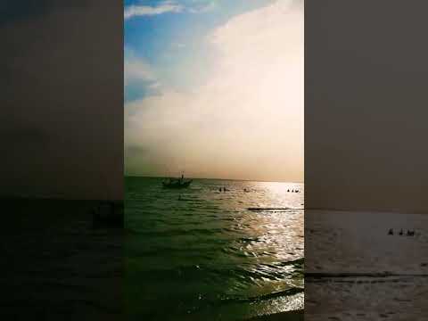 Beautiful Sunset at The Russian Beach | Port Qasim Karachi |Pakistan |Hussan Shah Mazar