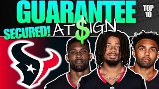 HOUSTON TEXANS | Top 10 Guaranteed Money Contracts (At Signing) | 2026