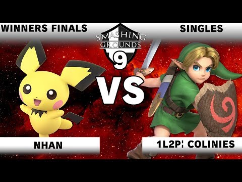 Smashing Grounds 9 - Nhan (Pichu) Vs. 1L2P | Colinies (Young Link) - Winners Finals - SSBU