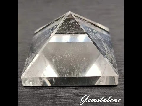 White rose quartz crystal stone pyramids, for healing