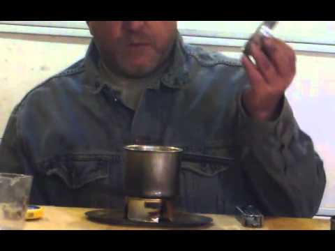 Survival Tip - Boiling Water with Waxed Cotton Ball Experiment