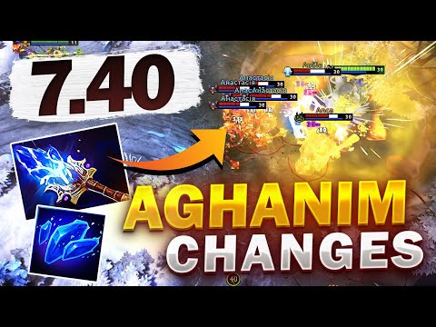 Dota 2 NEW 7.40 PATCH - ALL AGHANIM'S SCEPTERS + SHARDS CHANGES